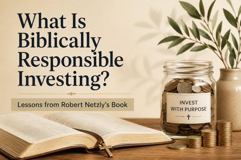 What Is Biblically Responsible Investing? Lessons From Robert Netzly’s Book